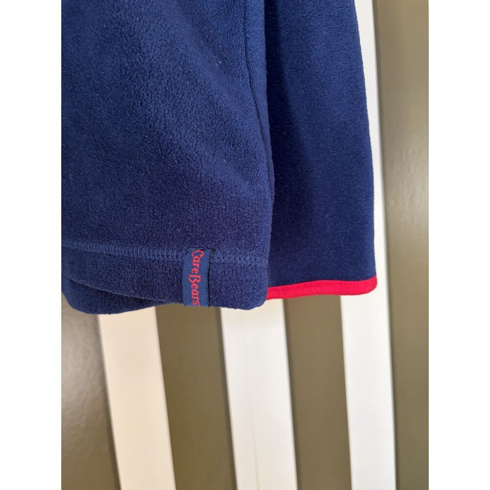 Vintage Care Bears Grumpy Bear Get Off My Cloud 1/4 Zip Fleece Pullover XL - Picture 12 of 14